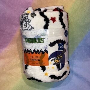 Peanuts Snoopy Halloween 2025 Plush Throw Blanket - 5 ft x 6 ft - The Big One